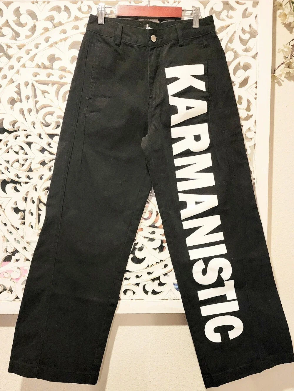 DEKAYED KARMANISTIC WIDE LEG STARIGHT JEANS STREETWEAR SIZE SMALL